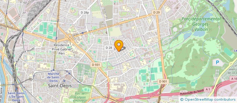 localisation de l'entreprise IMMO LIN  SAINT-DENIS