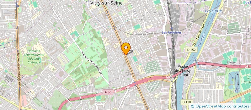 localisation de l'entreprise IMMO LISLE  VITRY-SUR-SEINE