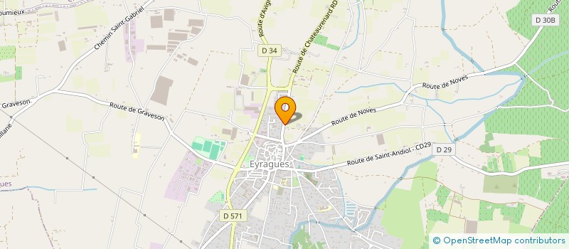 localisation de l'entreprise IMMO LJL  EYRAGUES