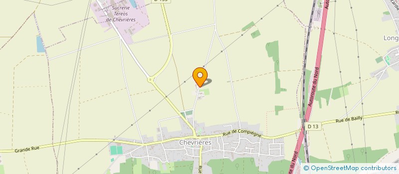 localisation de l'entreprise IMMO LM  CHEVRIERES