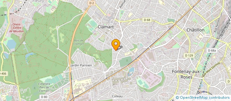 localisation de l'entreprise IMMO-LOC à CLAMART