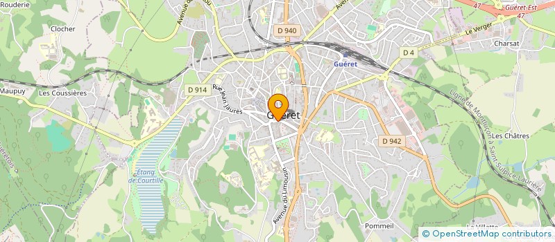 localisation de l'entreprise IMMO LOIRET  GUERET