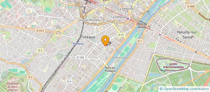 localisation de l'entreprise IMMO LOISIRS 2000 à PUTEAUX