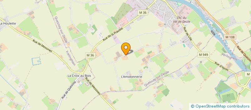 localisation de l'entreprise IMMO LOMME à QUESNOY-SUR-DEULE