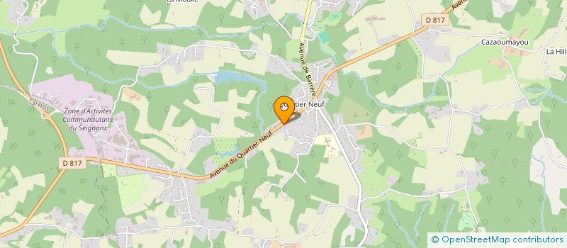 localisation de l'entreprise IMMO LONS  SAINT-MARTIN-DE-SEIGNANX