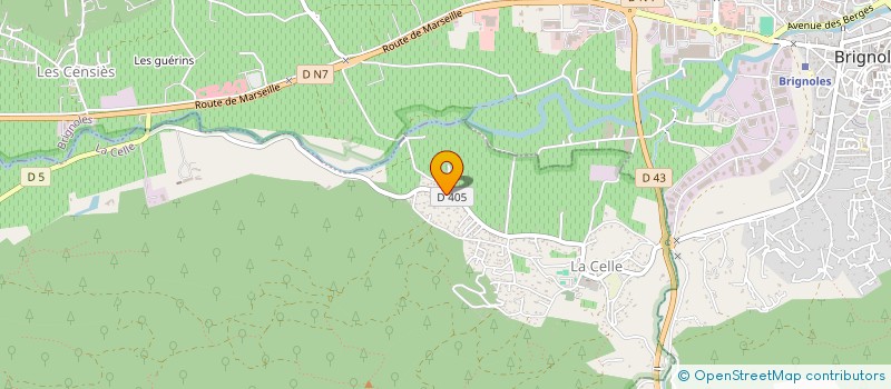 localisation de l'entreprise IMMO LORIOT  LA CELLE