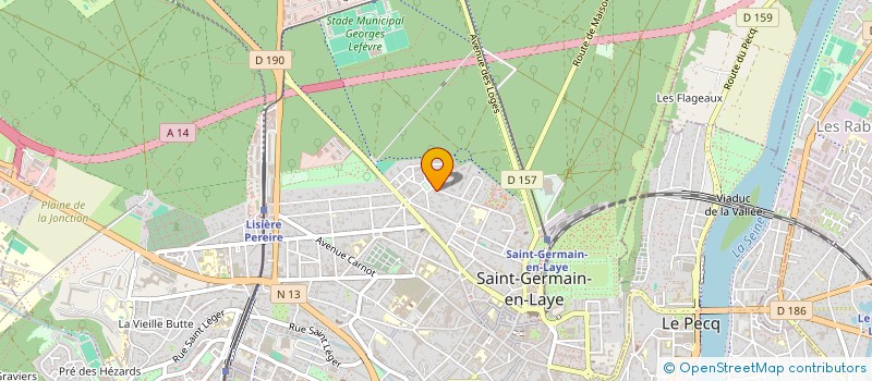 localisation de l'entreprise IMMO LOUIS XIV  SAINT-GERMAIN-EN-LAYE