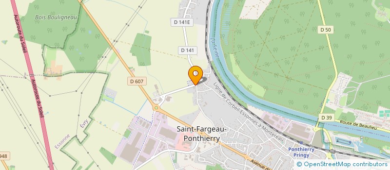 localisation de l'entreprise IMMO LVG  SAINT-FARGEAU-PONTHIERRY