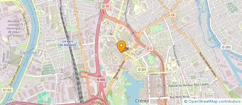 localisation de l'entreprise IMMO LW  CRETEIL