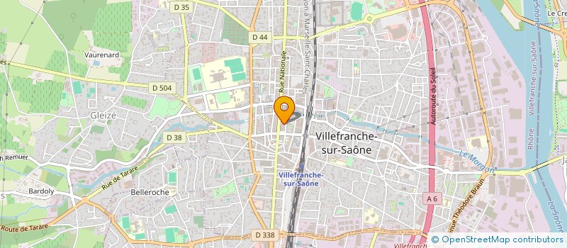 localisation de l'entreprise IMMO'LYS à PORTE-DES-PIERRES-DOREES