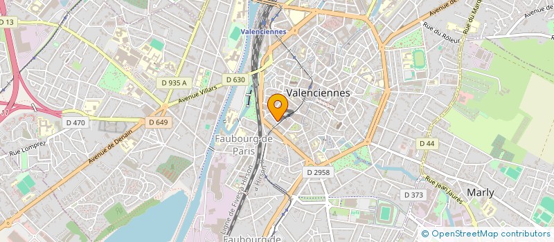 localisation de l'entreprise IMMO LYSA à VALENCIENNES