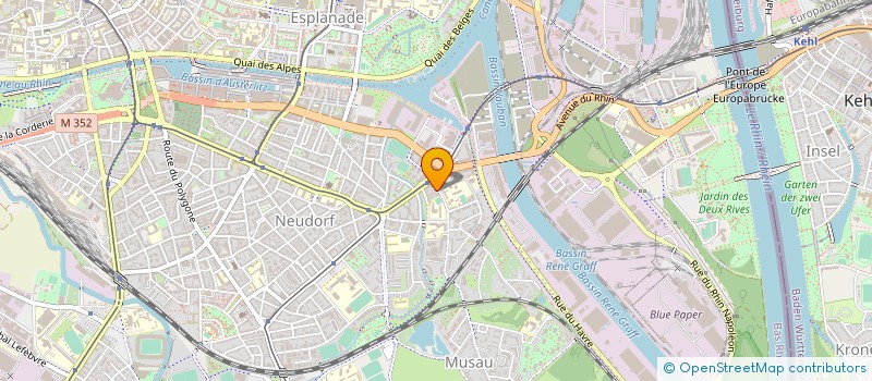 localisation de l'entreprise IMMO M à STRASBOURG