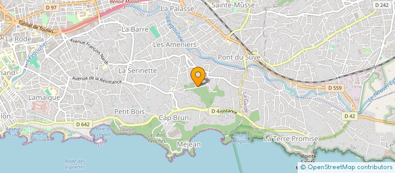 localisation de l'entreprise IMMO M  TOULON