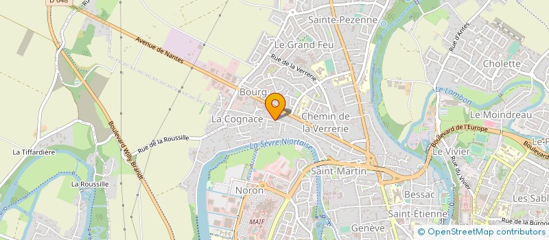 localisation de l'entreprise IMMO MAG  NIORT