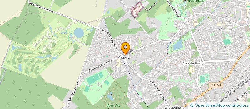 localisation de l'entreprise IMMO MAGONTY  PESSAC