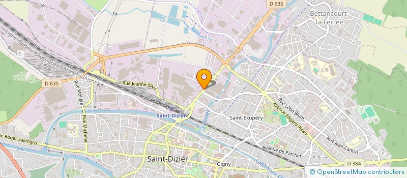 localisation de l'entreprise IMMO MALGRAS à SAINT-DIZIER