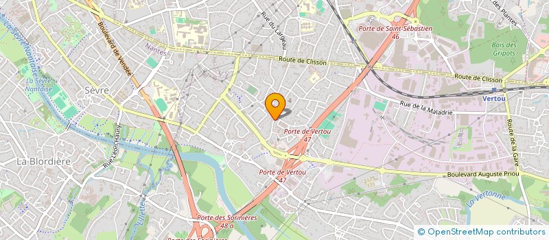 localisation de l'entreprise IMMO MANAI  VERTOU