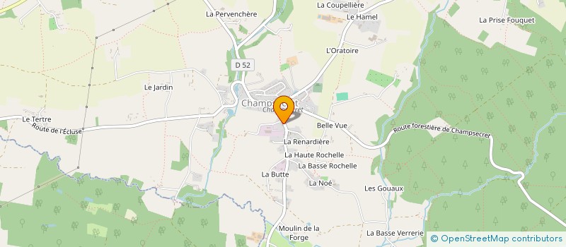 localisation de l'entreprise IMMO MANOIR à CHAMPSECRET