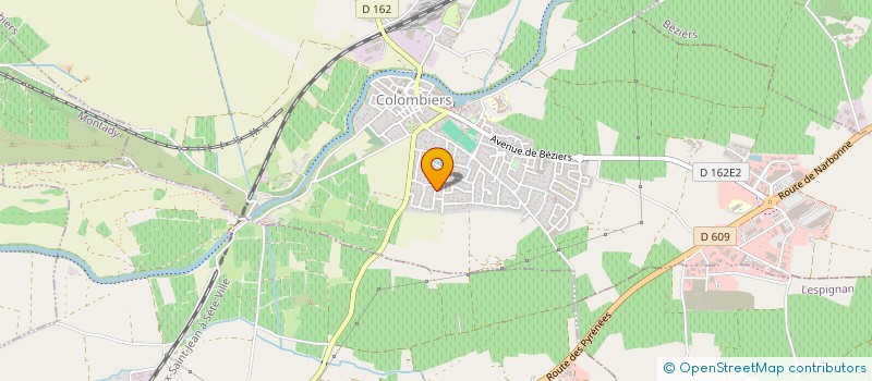 localisation de l'entreprise IMMO MARS à COLOMBIERS