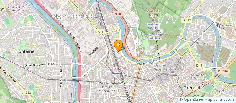 localisation de l'entreprise IMMO MB  GRENOBLE