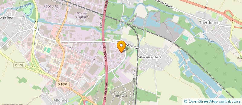 localisation de l'entreprise IMMO - MC  THERDONNE