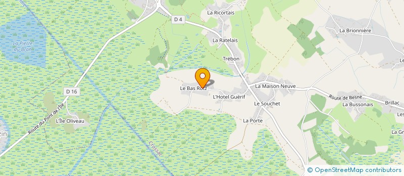 localisation de l'entreprise IMMO MC@FR.  CROSSAC