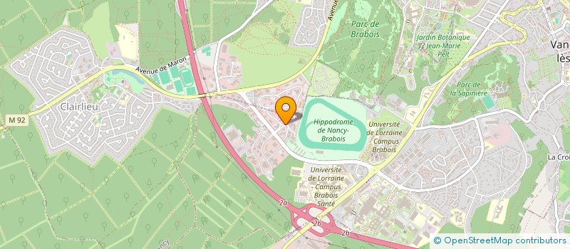 localisation de l'entreprise IMMO MECA  VANDUVRE-LES-NANCY