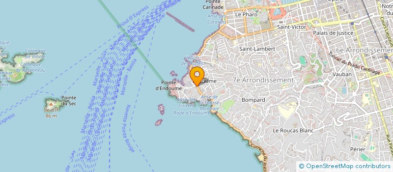 localisation de l'entreprise IMMO MED à MARSEILLE
