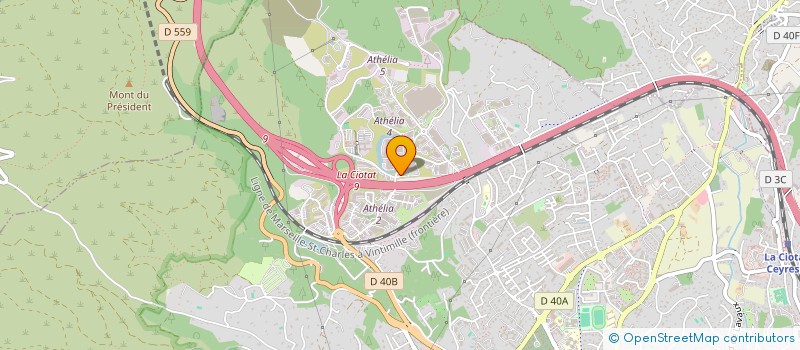 localisation de l'entreprise IMMO MERLETTE  LA CIOTAT