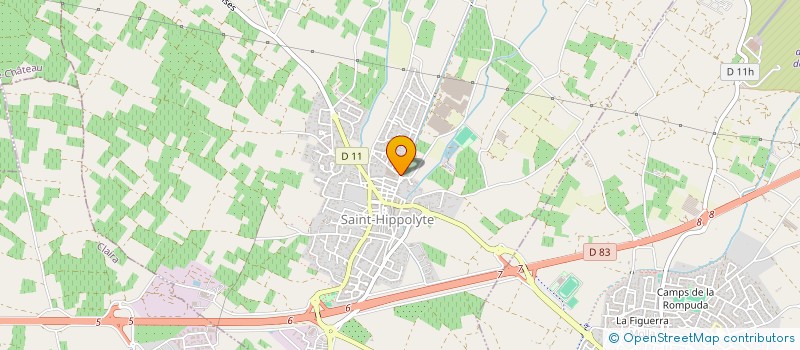 localisation de l'entreprise IMMO MF  SAINT-HIPPOLYTE