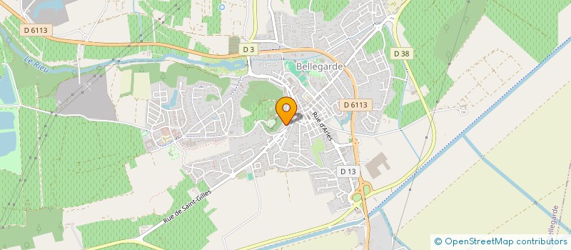 localisation de l'entreprise IMMO MH 1  BELLEGARDE