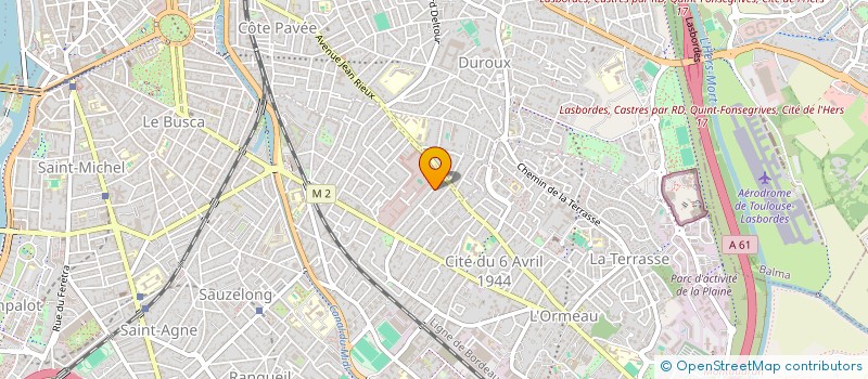 localisation de l'entreprise IMMO MIDI-PYRENEES  TOULOUSE