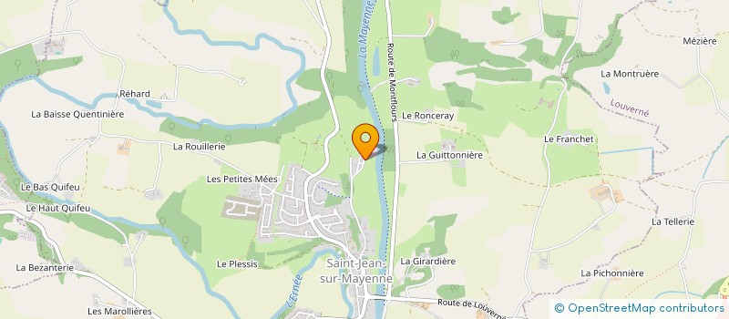 localisation de l'entreprise IMMO MLTG  SAINT-JEAN-SUR-MAYENNE