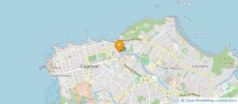 localisation de l'entreprise IMMO MM  CAYENNE