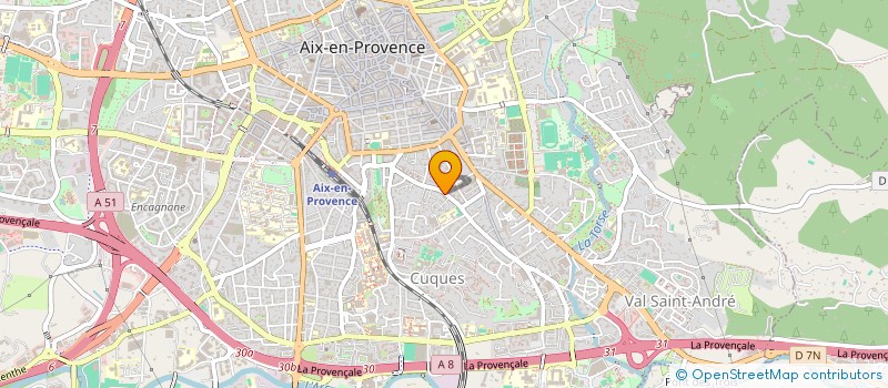localisation de l'entreprise IMMO MOLINA CROS à AIX-EN-PROVENCE