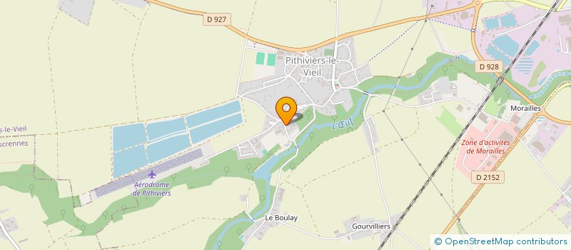 localisation de l'entreprise IMMO MONCEAU  PITHIVIERS-LE-VIEIL