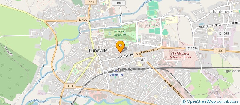 localisation de l'entreprise IMMO MS  LUNEVILLE