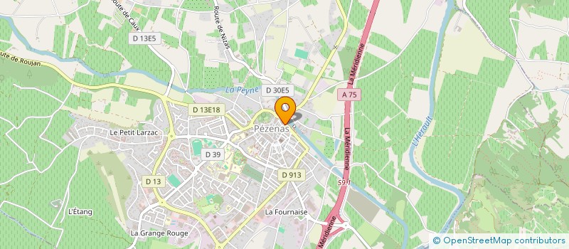 localisation de l'entreprise IMMO MULTI SERVICES  PEZENAS