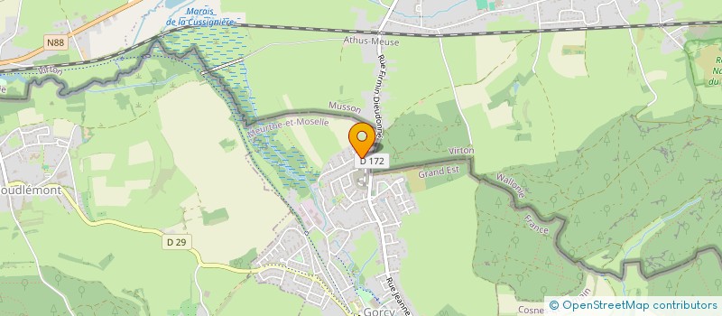 localisation de l'entreprise IMMO MUNCH  GORCY