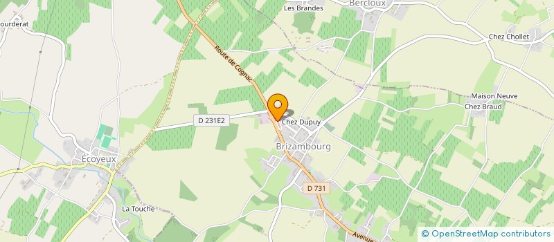 localisation de l'entreprise IMMO MV 17  BRIZAMBOURG