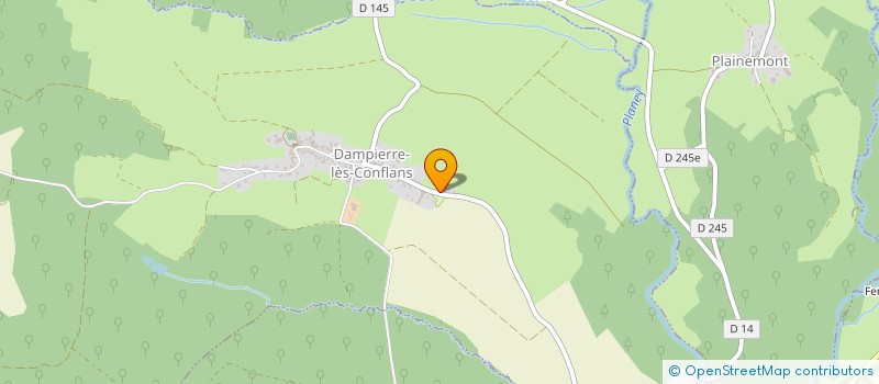 localisation de l'entreprise IMMO'N'GO  DAMPIERRE-LES-CONFLANS