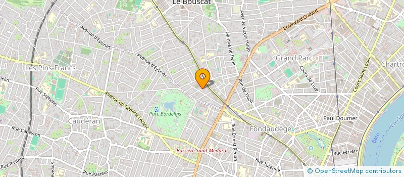 localisation de l'entreprise IMMO NAB  LE BOUSCAT