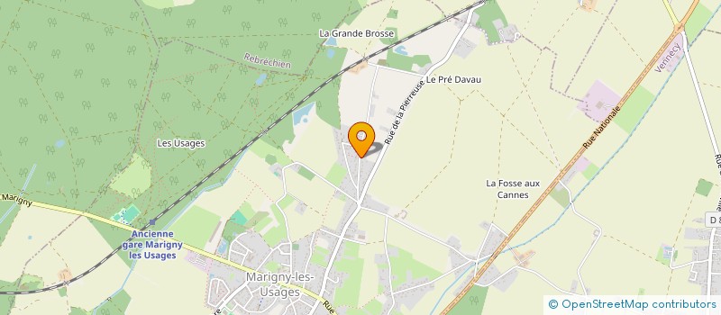 localisation de l'entreprise IMMO.NADLO2  MARIGNY-LES-USAGES