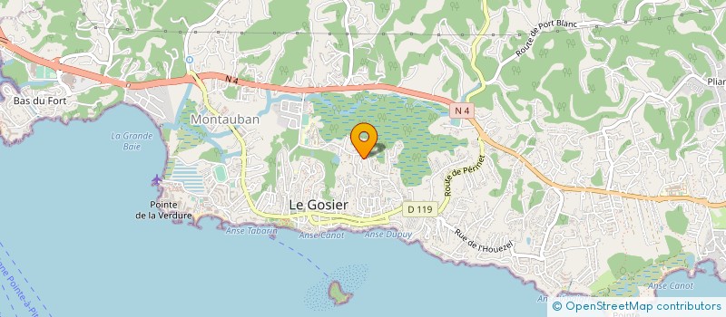 localisation de l'entreprise IMMO NET à LE GOSIER