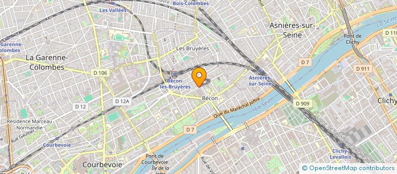 localisation de l'entreprise IMMO NETWORK à COURBEVOIE