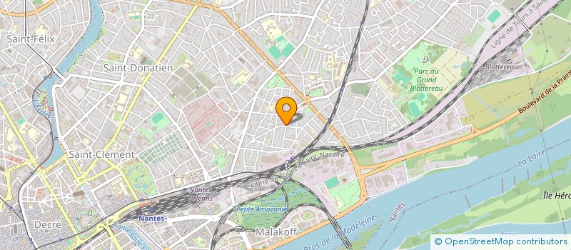 localisation de l'entreprise IMMO NEXT MARTIN à NANTES