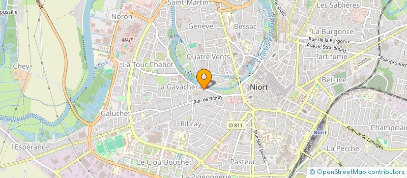 localisation de l'entreprise IMMO NIORT 1  NIORT