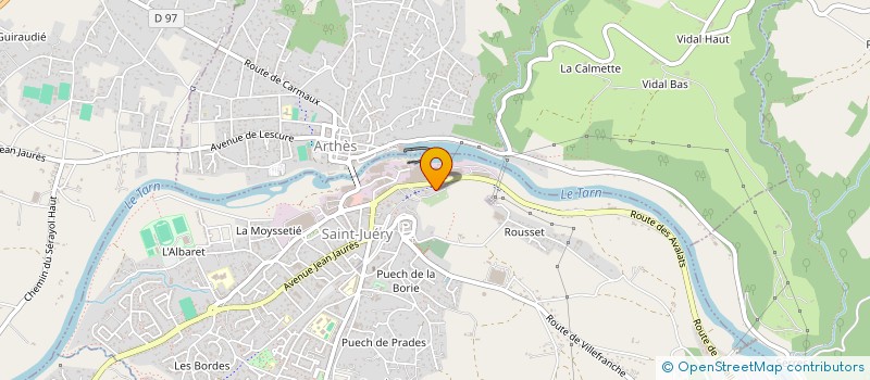 localisation de l'entreprise IMMO-NORRIS  SAINT-JUERY