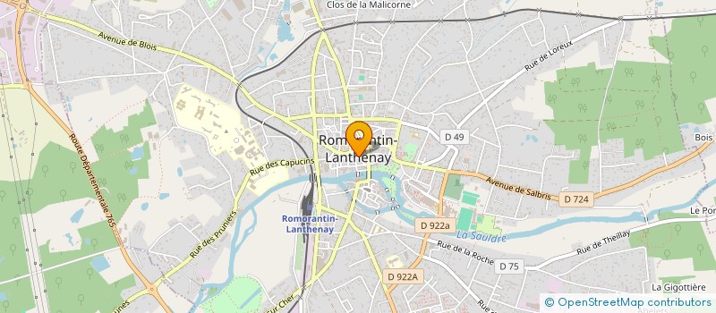 localisation de l'entreprise IMMO NOTAIRES SARAN  ROMORANTIN-LANTHENAY