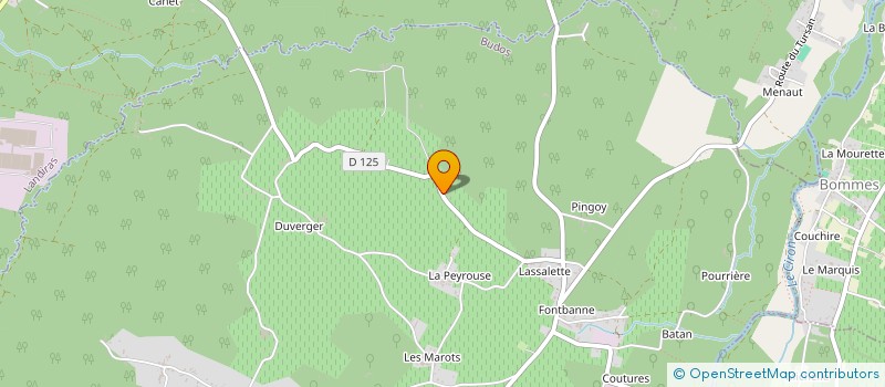 localisation de l'entreprise IMMO NOVALIS  BUDOS